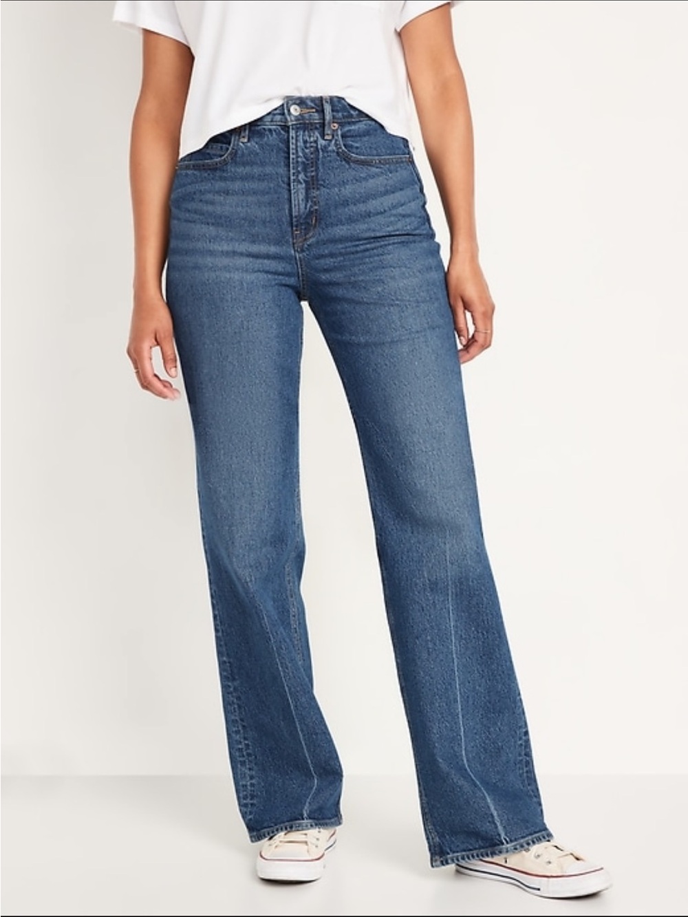 Old Navy 90s Minimalist Extra High Rise Relaxed Wide Leg Jeans